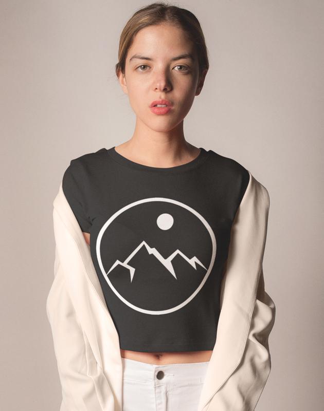 Mountains Women's Crop Top